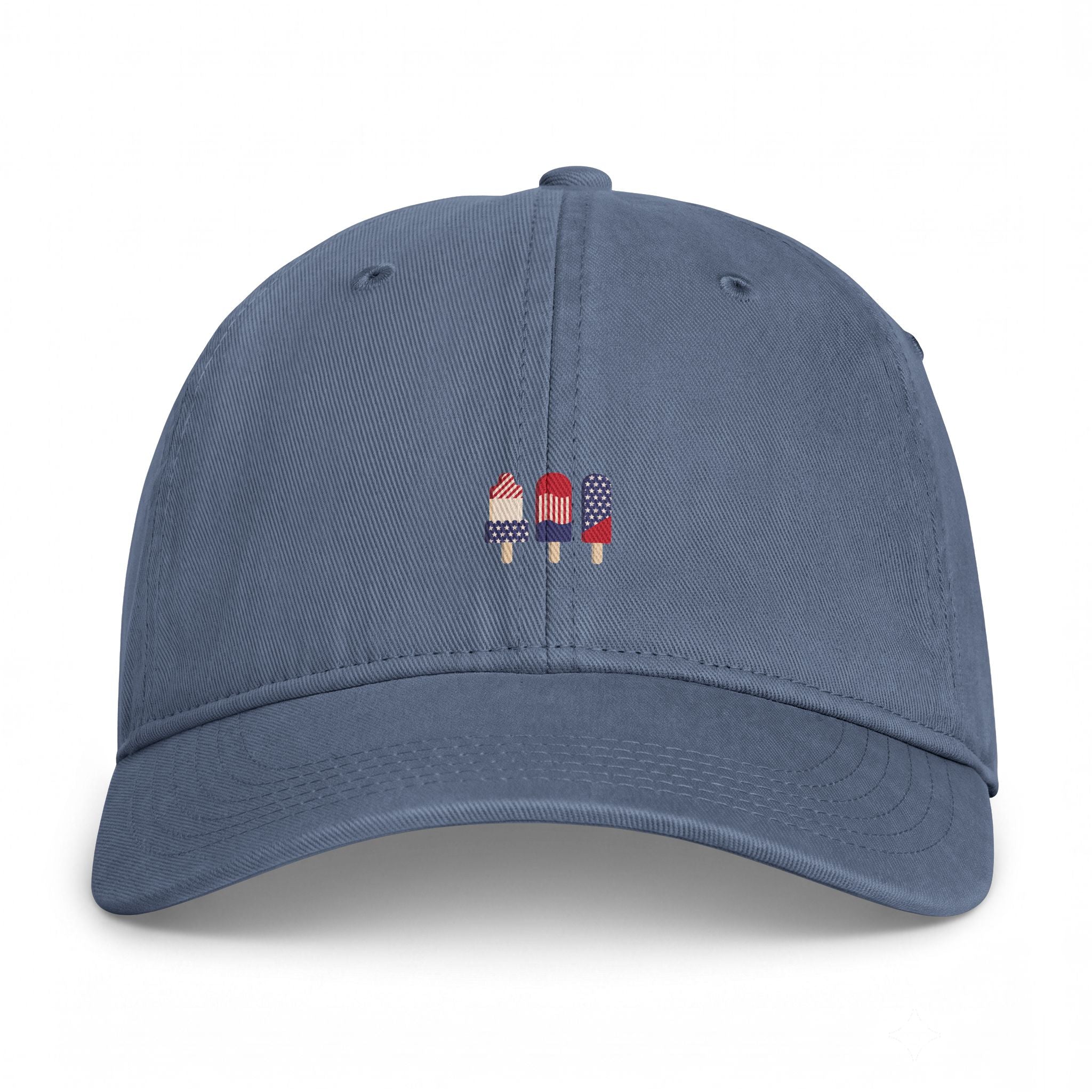 Patriotic Popsicle Dad Hat — Coastal Washed Cap