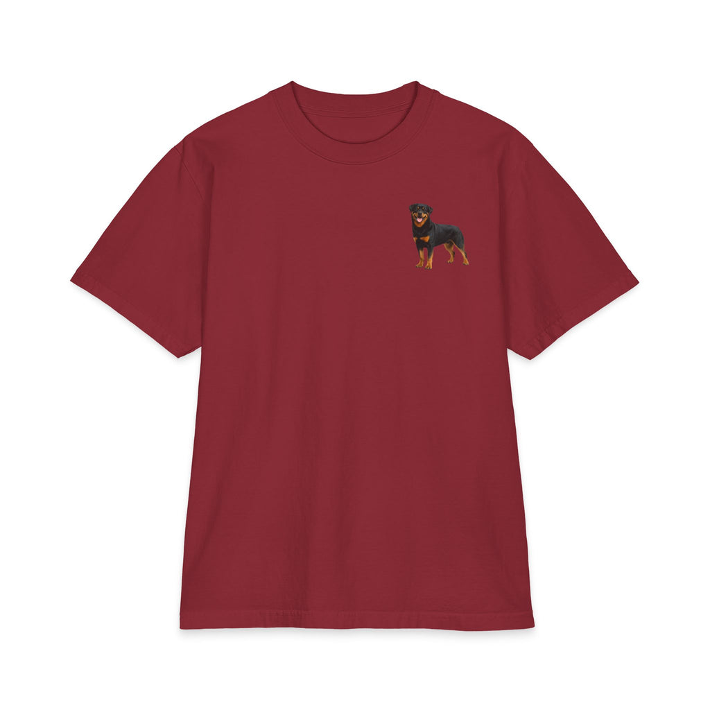 Rottweiler Illustration T-Shirt | Small Chest Dog Graphic Tee