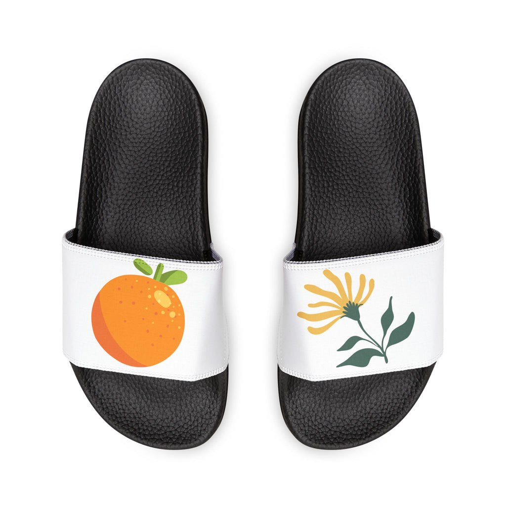 White Slide Sandals | Removable Strap Slides