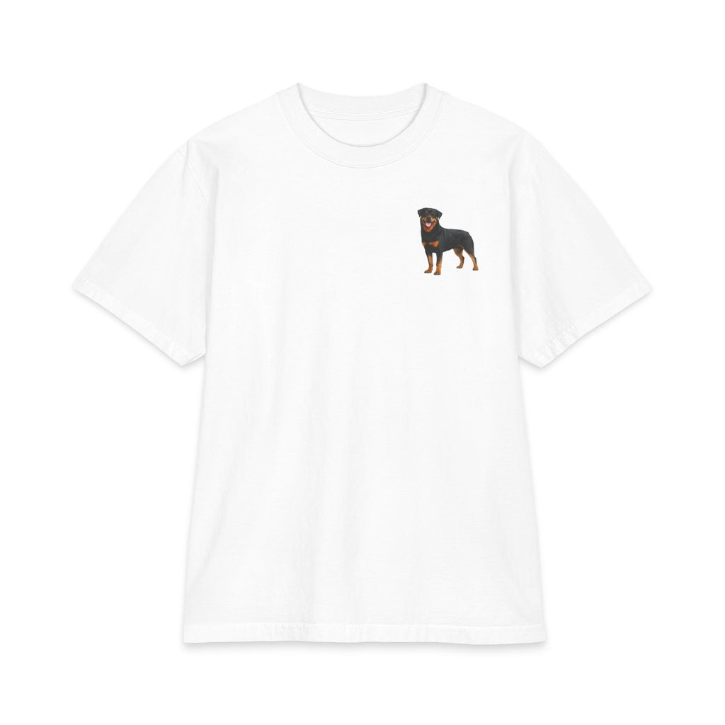Rottweiler Illustration T-Shirt | Small Chest Dog Graphic Tee