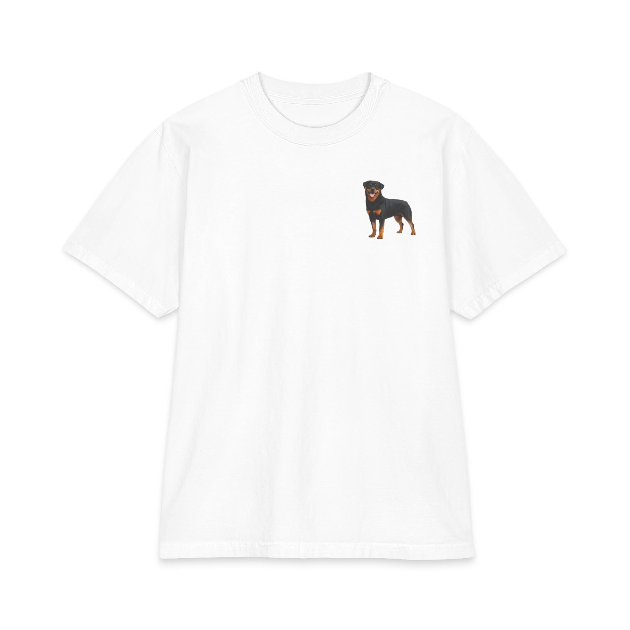 Rottweiler Illustration T-Shirt | Small Chest Dog Graphic Tee