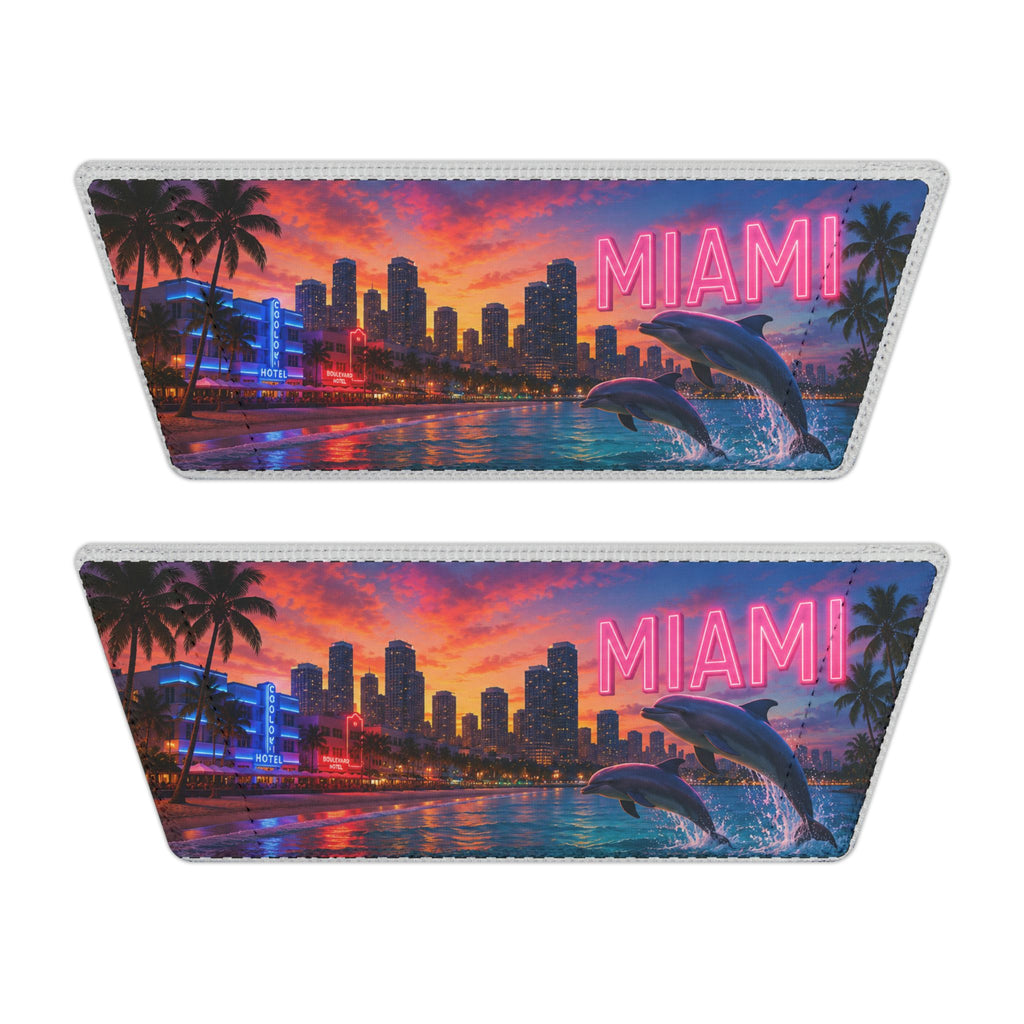 Miami Neon Wave Sandals | Slide