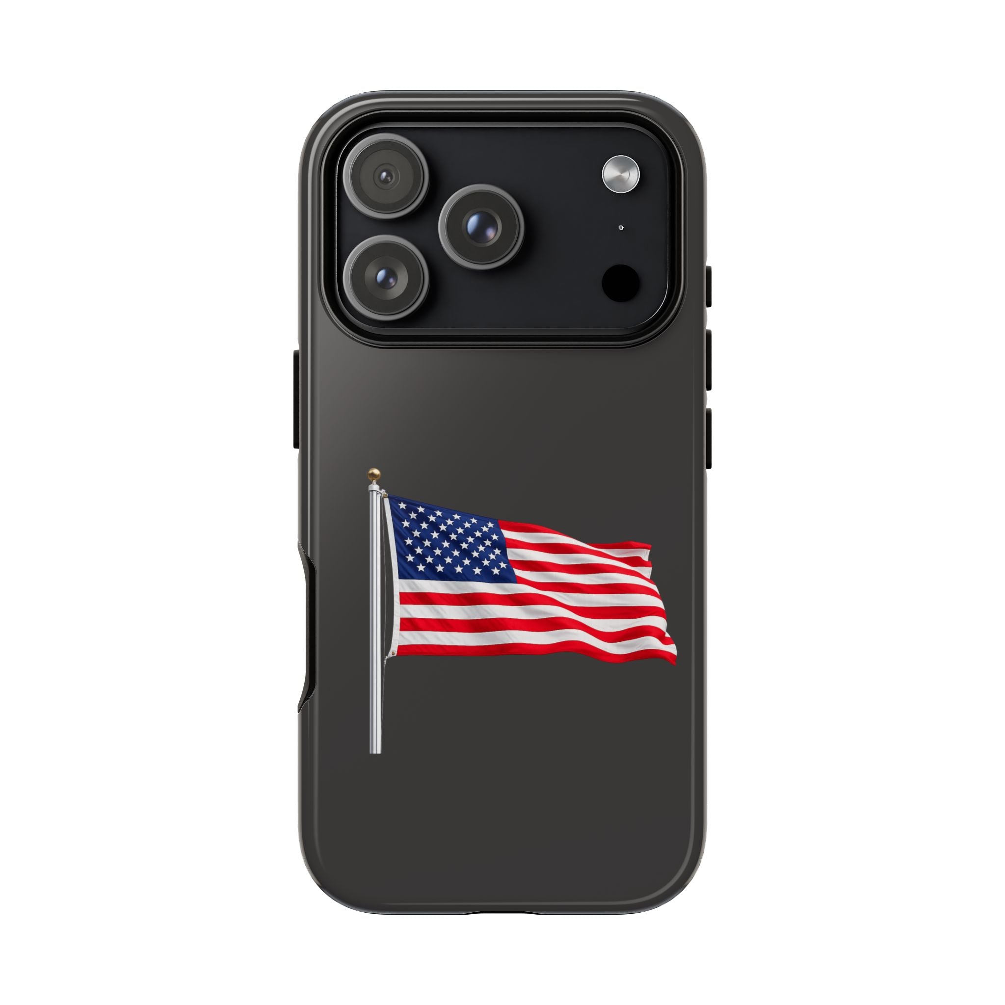 American Flag Tough Phone Case — Patriotic iPhone Protective Cover