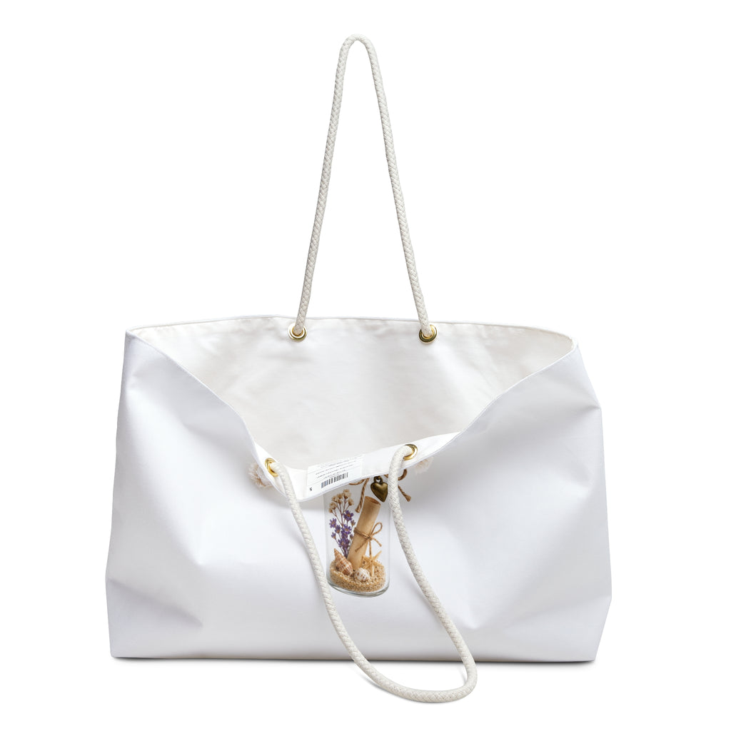 Mini Glass Jar with Lavender and Cork Weekender Bag | Travel Tote