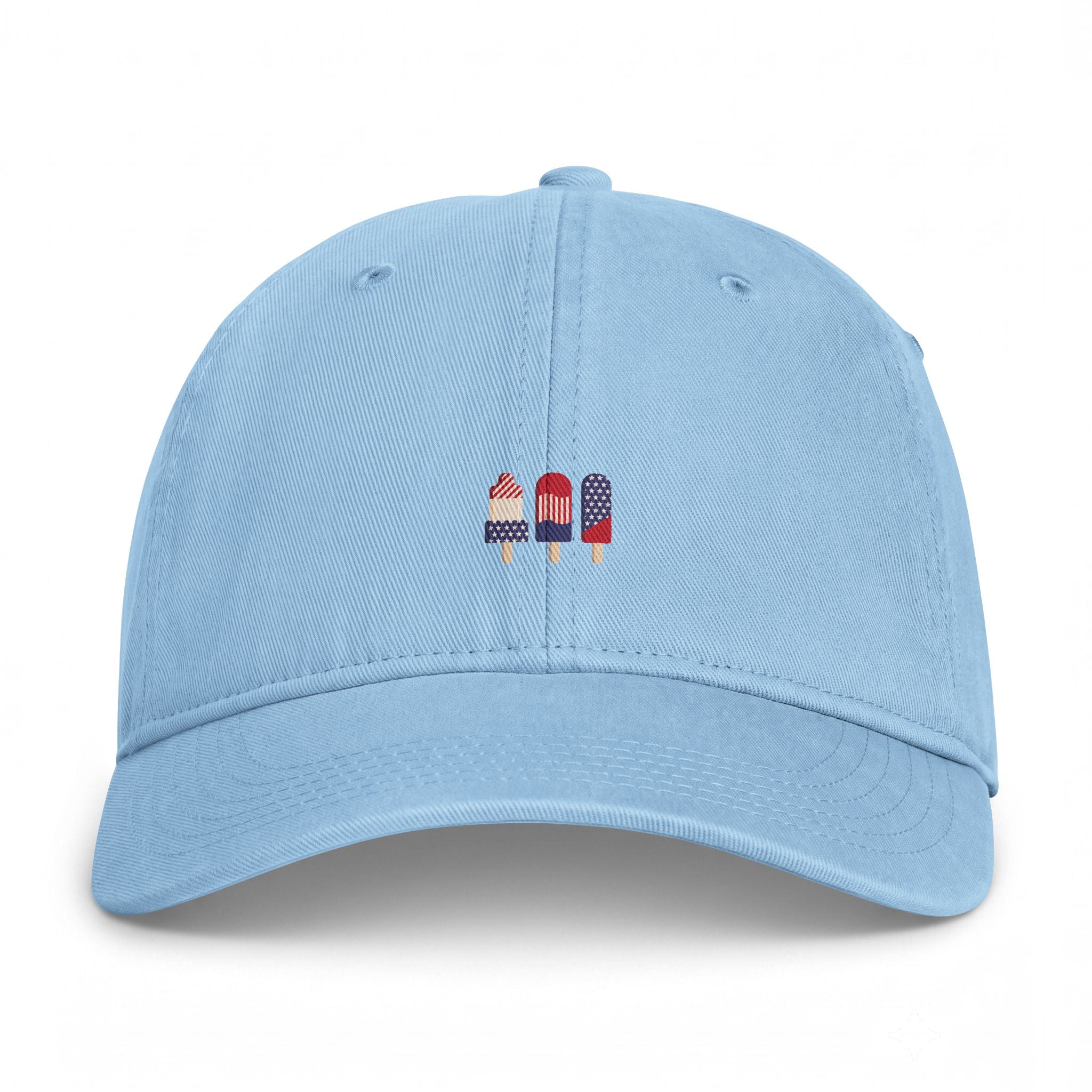 Patriotic Popsicle Dad Hat — Coastal Washed Cap