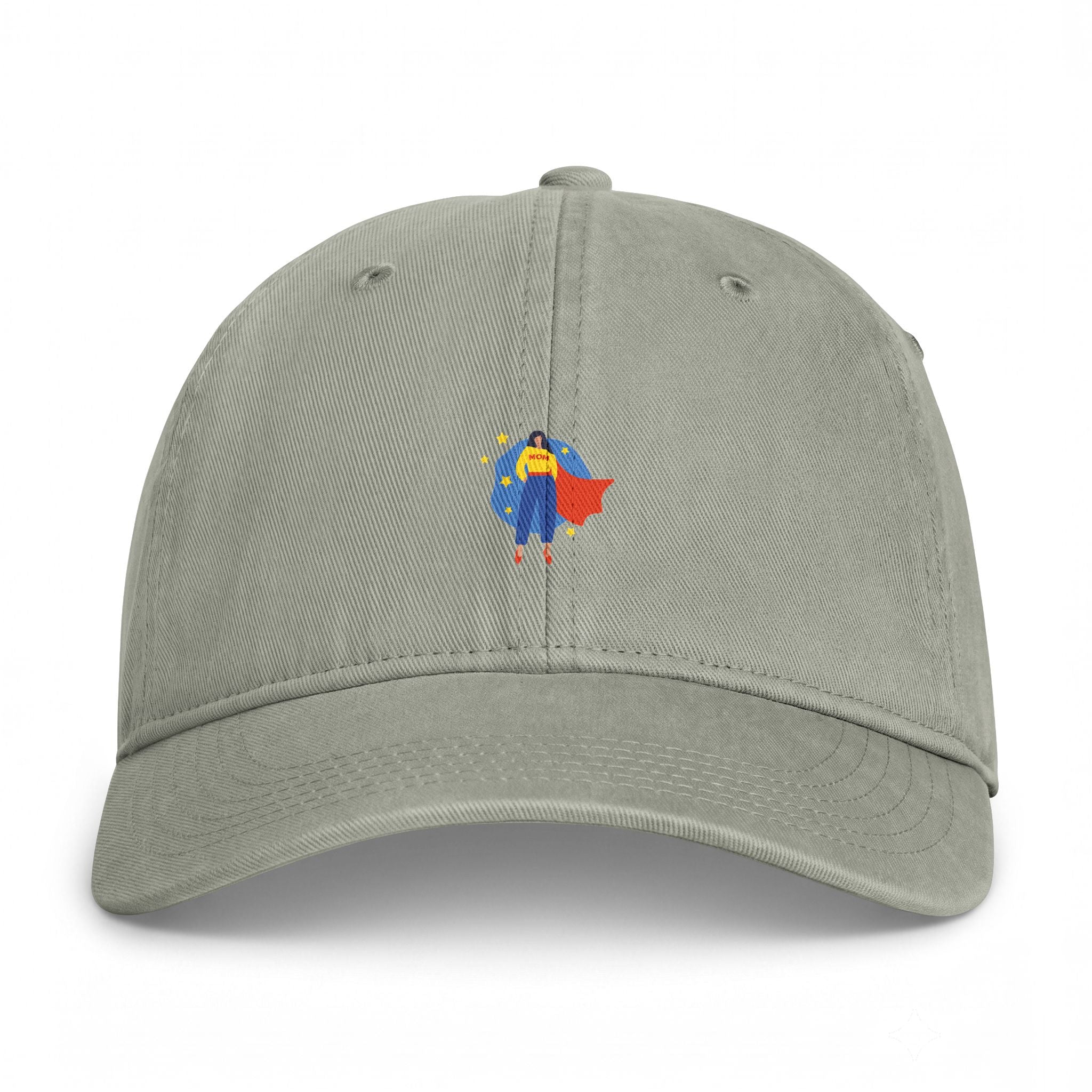 Superhero Coastal Washed Cap — Embroidered Kid-Friendly Cape Design
